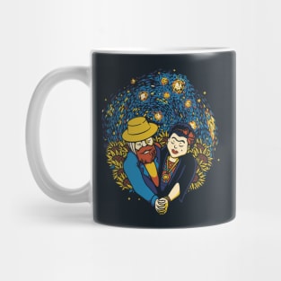 Sunflower Lovers Frida and Van Gogh by Tobe Fonseca Mug